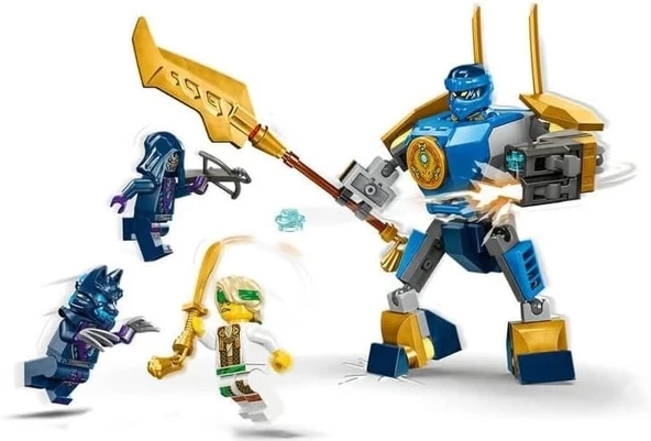 LEGO NINJAGO Jay’in Robotu Savaş Paketi 71805-6 Yaş ve Üzeri Çocuklar için Jay Minifigürü İçeren Yaratıcı Oyuncak Yapım - Resim 2