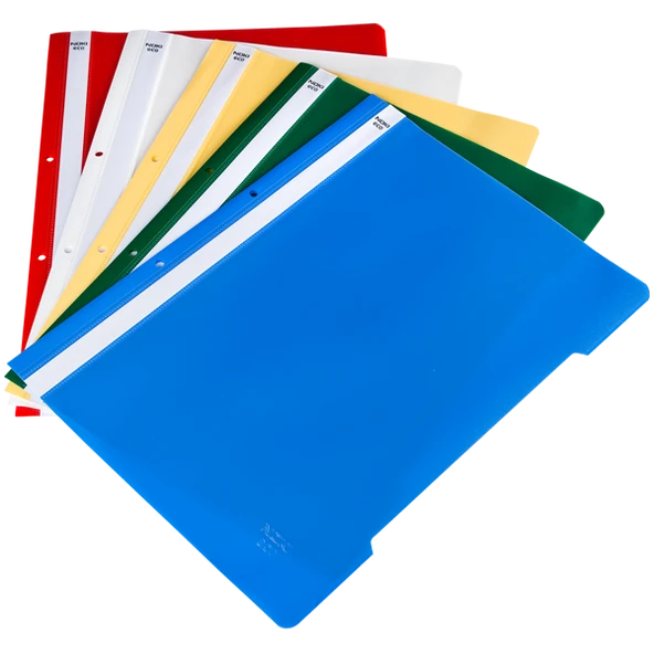 Noki Telli Dosya Plastik Ekonomik A4 Kırmızı 4828-080