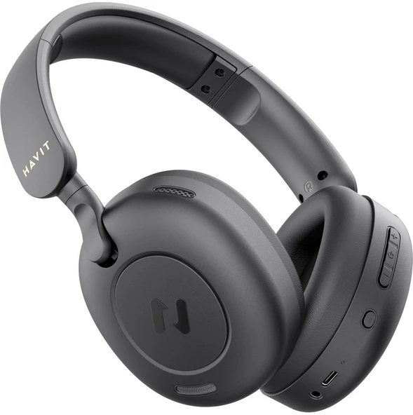 H655BT Hybrid Anc Kulaküstü Bluetooth Kulaklık - 65 Saat Batarya, Enc, Anc, Çift Cihaz Desteği
