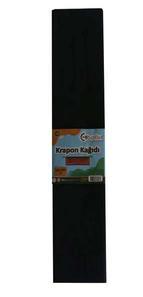 Bafix Krapon kağıt 10 LU 50x200 CM Siyah
