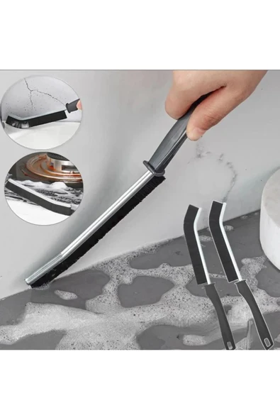 Çok Amaçlı Multi İnce Temizlik Fırçası Derz Arası Banyo Mutfak Detay Temizleme Fırçası 2 ADET - 2