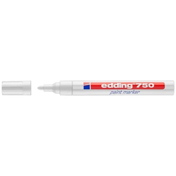 Edding E-750 Tam Örtücü Boya Kalemi   Kırmızı