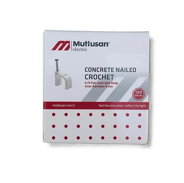 Mutlusan Çivili Kroşe 100lü Paket   No:7