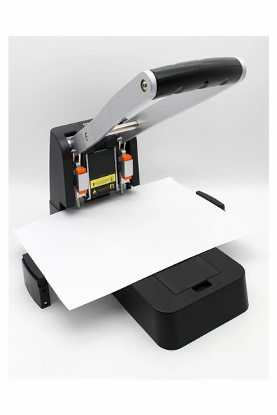 Büyük Delgeç 150 Yaprak Kapasiteli 1 Adet Arşiv Tipi Kollu Delgeç Metal Perfaratör Profesyonel Kağıt Delici Delgec - 5