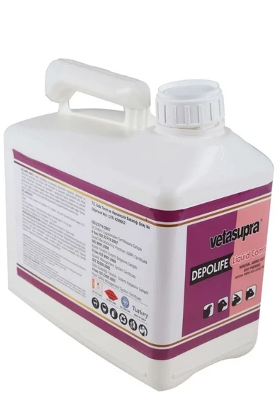 Hs Tarım Vetasupra Depolife Likit Comfort Verim Artırıcı Hayvan Yem Katkı Maddesi - 5 kg - Resim 2