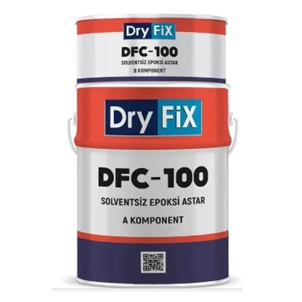 DryFix Dfc-310 Solventsiz Epoksi Son Kat Boya 20 kg Ral 7047 Gri