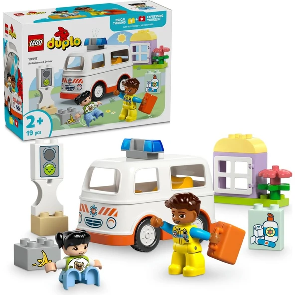 LEGO DUPLO® Ambulans ve Sürücü 10447 ürün görseli 1