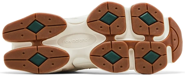 New Balance 9060 White Green Gold Spor Ayakkabı - 4