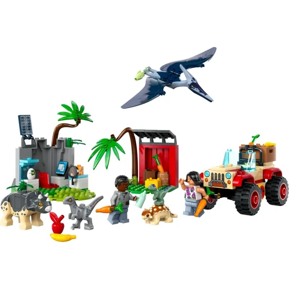 LEGO 76963 Jurassic World Yavru Dinozor Kurtarma Merkezi 76963 - Resim 2