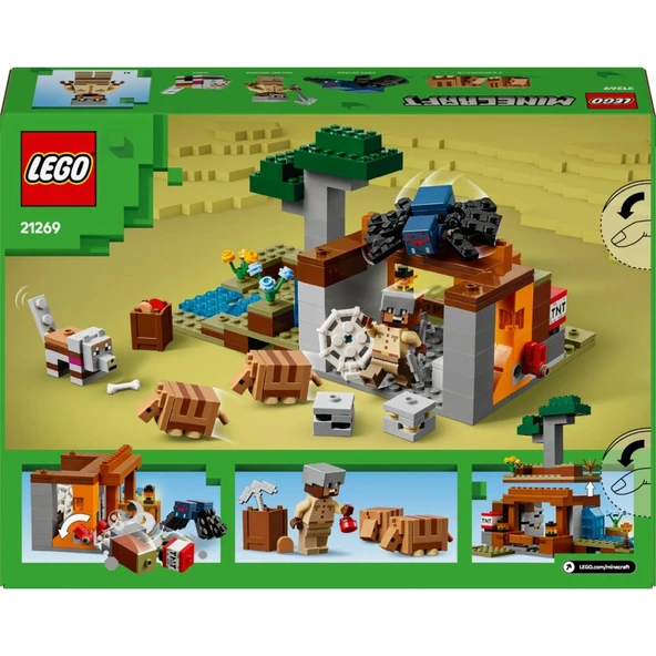 LEGO 21269  Minecraft® Armadillo Maden Keşfi 21269 - Resim 4