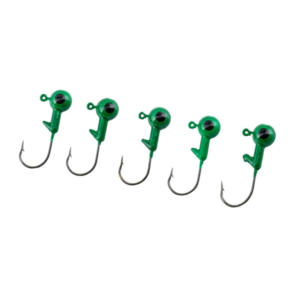 Jighead - Zoka - Kurşunlu Olta İğnesi - (XH-A 02) - Yeşil - 10 Gr - Resim 3