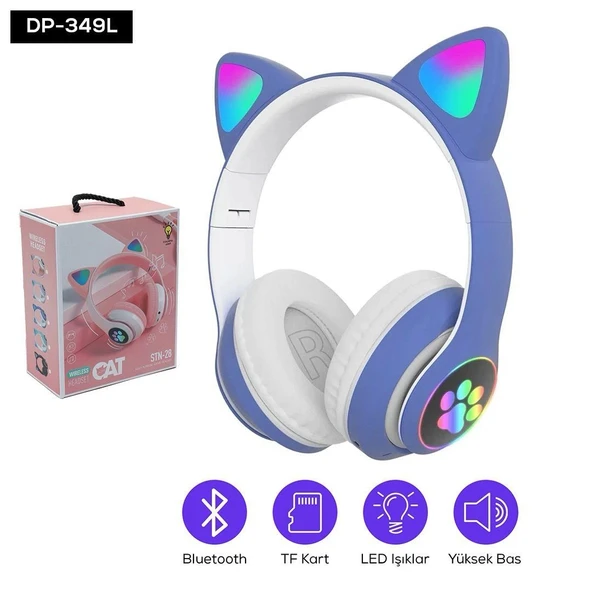 Kedi Figurlu Kulaklık - Resim 2