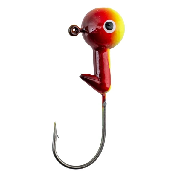 Jighead - Zoka - Kurşunlu Olta İğnesi - (XH-A 02) - Sarı Kır. - 21 Gr - Resim 2