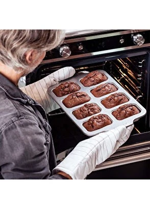 Kitchenaid Gri Alüminyum 8´li Mini Dikdörtgen Kek Kalıb - 2