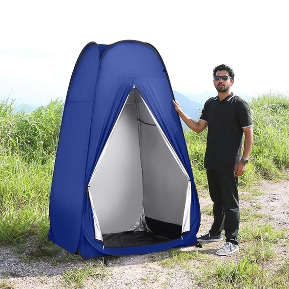Kamp Alanı Duş Giyinme Wc Çadırı Fotoğrafcı Prova Kabini 190x120x120 - 3