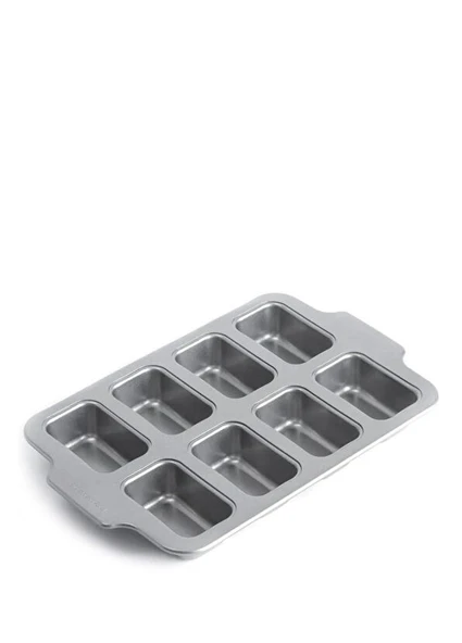 Kitchenaid Gri Alüminyum 8´li Mini Dikdörtgen Kek Kalıb
