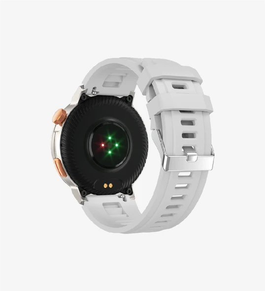 LinkTech S93 Premium Süper Amoled LT Watch Akıllı Saat (Gümüş) - 5