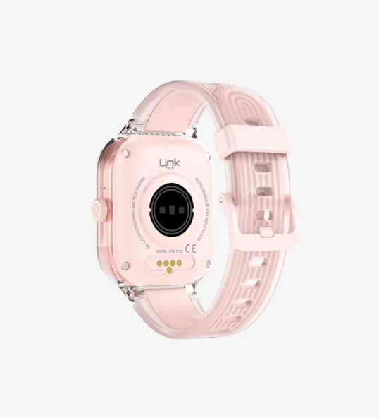 LinkTech S101 LT Watch 5MP Süper Amoled Çocuk Akıllı Saati (Pembe) - 4