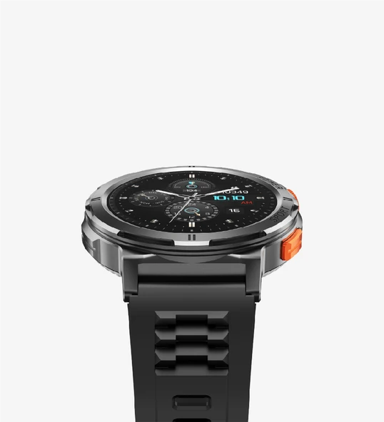 LinkTech S93 Premium Süper Amoled LT Watch Akıllı Saat (Siyah) - 5