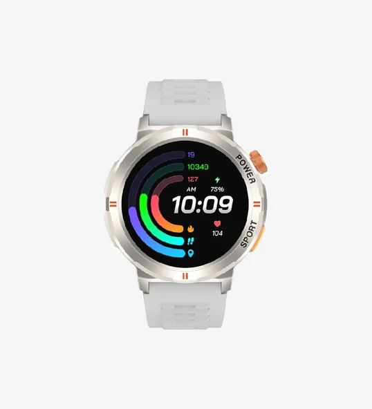 LinkTech S93 Premium Süper Amoled LT Watch Akıllı Saat (Gümüş) - 3