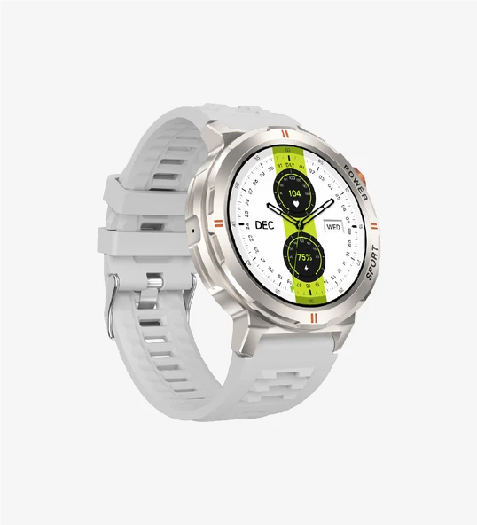 LinkTech S93 Premium Süper Amoled LT Watch Akıllı Saat (Gümüş) - 4