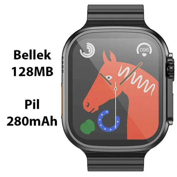 HOCO Y12 Ultra Watch Sesli Görüşme IP67 Su Geçirmez Sport Akıllı Saat (Siyah) - 5
