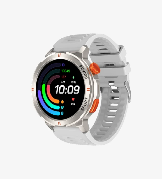 LinkTech S93 Premium Süper Amoled LT Watch Akıllı Saat (Gümüş)