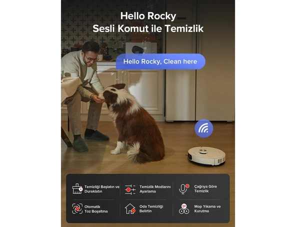 Roborock S8 Maxv Ultra Akıllı Robot Süpürge Beyaz - Resim 7