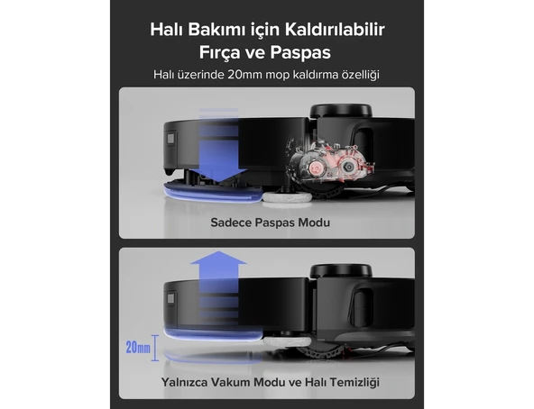 Roborock S8 Maxv Ultra Akıllı Robot Süpürge Siyah - 4