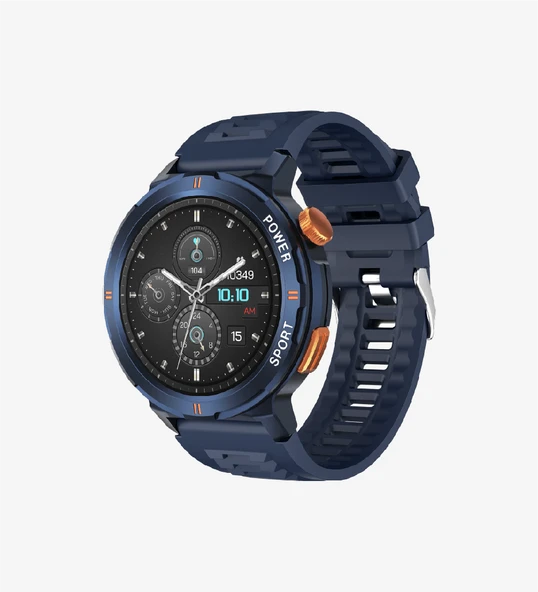 LinkTech S93 Premium Süper Amoled LT Watch Akıllı Saat (Koyu Mavi) - 4
