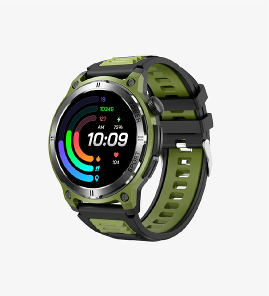 LinkTech S93 Premium Süper Amoled LT Watch Akıllı Saat (Yeşil)