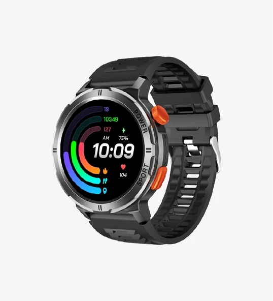 LinkTech S93 Premium Süper Amoled LT Watch Akıllı Saat (Siyah)