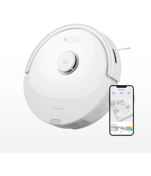 Roborock Vacuum Cleanner Q8 Max Robot Süpürge Beyaz - Resim 6