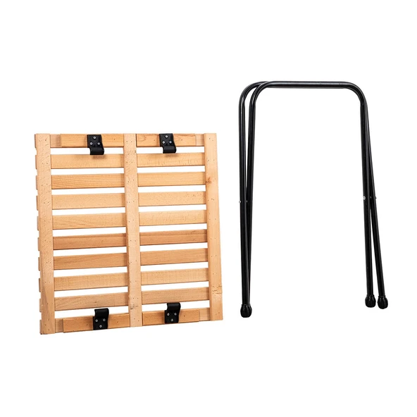 4 Adet Katlanır Kamp Sandalyesi ve Masa Seti - Rest - Lacivert - 130 KG Taşıma - Resim 6