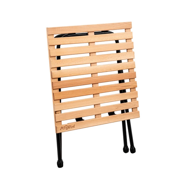 2 Adet Katlanır Kamp Sandalyesi ve Masa Seti - Rest - Kırmızı - 130 KG Taşıma - Resim 5