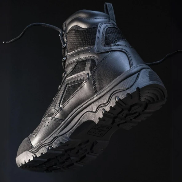 Taktikal Askeri Bot - Pentagon - Scorpion - Deri Uzun Boğaz - Black - K15044 - Resim 3