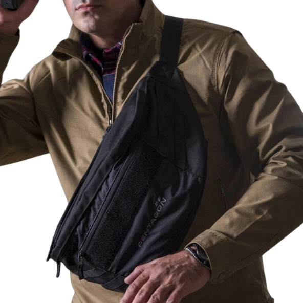 Çapraz Göğüs Askılı Çanta - Pentagon - Telamon CCW - 8.5 Lt - Black- K16108 - 2