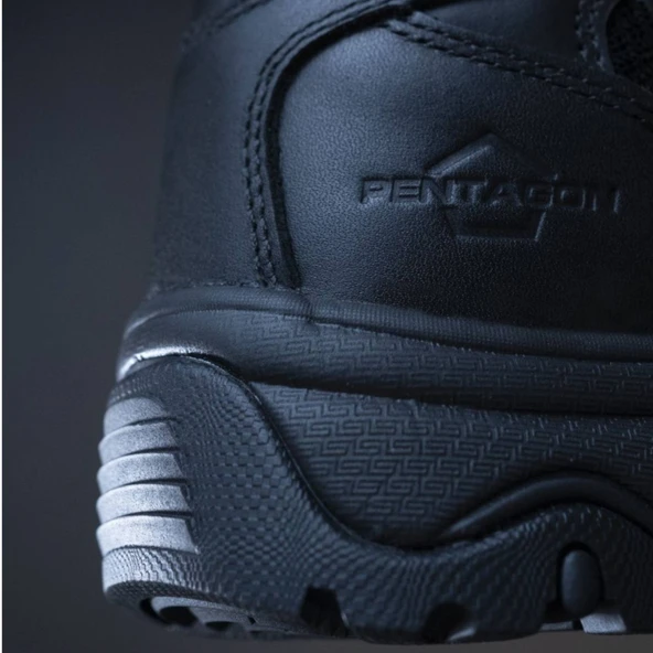 Taktikal Askeri Bot - Pentagon - Scorpion - Deri Uzun Boğaz - Black - K15044 - Resim 5