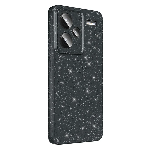 Xiaomi Redmi Note 13 Pro Plus 5G Kılıf Kamera Korumalı Simli Lüks Koton Kapak - Resim 2