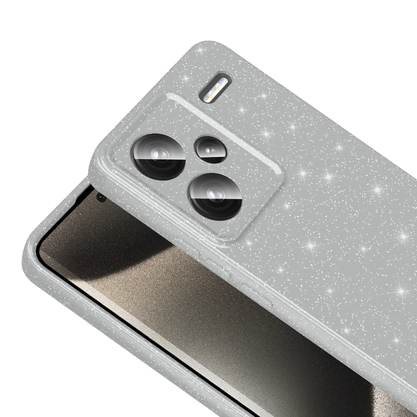 Xiaomi Redmi Note 13 Pro Plus 5G Kılıf Kamera Korumalı Simli Lüks Koton Kapak - Resim 5