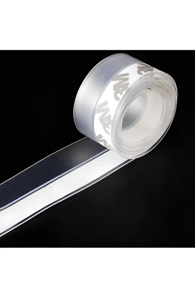 BABAWİCK  6 Metre Şeffaf Rüzgar Geçirmez Silikon Sızdırmazlık Şeridi Kapı Sızdırmazlık Şeridi Pencere Bant ürün görseli 1