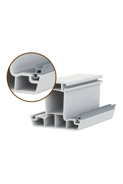 BABAWİCK  Pimapen Contası Gri Kapı Pencere Fitili 10 Metrelik Pakette Pvc Pimapen Fitili-contas - 4