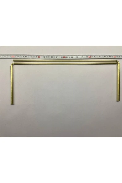 BABAWİCK  Define Arama Çubuğu, Pirinç Çubuk, 6mm Çapında, 40cm Anten Uzunluğunda Rulmansız Pirinç Çubuk - 2