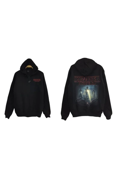 fame-stoned  Stranger Thıngs Baskılı Sweatshirt