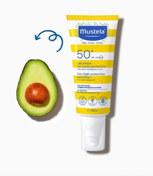 Mustela Çok Yüksek Koruma 50 Faktör Güneş Losyonu 200 ml