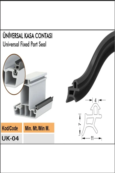 BABAWİCK  Kapı Pencere Contası Kasa Kanat Fitili 50 Metre Standart Pimapen, Fıratpen, Egepen, Winsa Uyumlu - 4