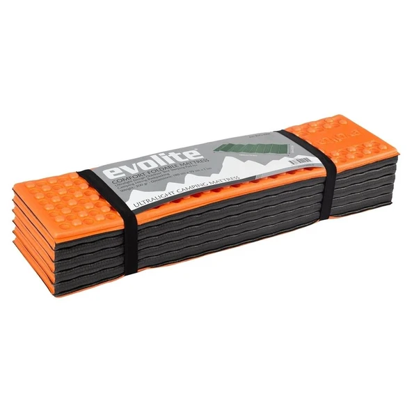 Evolite UltraLight Comfort Katlanır Mat [Z Mat]  Black/Orange