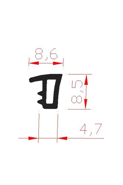 BABAWİCK  Duşakabin Cam Fitili Duşa Kabin Plaksi Fitili Şeffaf 10 Metre - 2