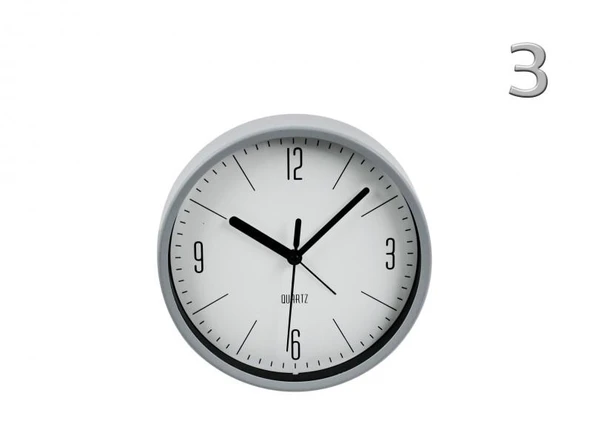 T.Concept Alarmlı Küçük Masa Saati 9 Cm - 2