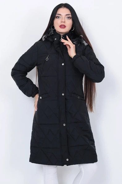 NARİKA KAPİTONE MONT İçi Astarlı Kazayağı Desenli - 5